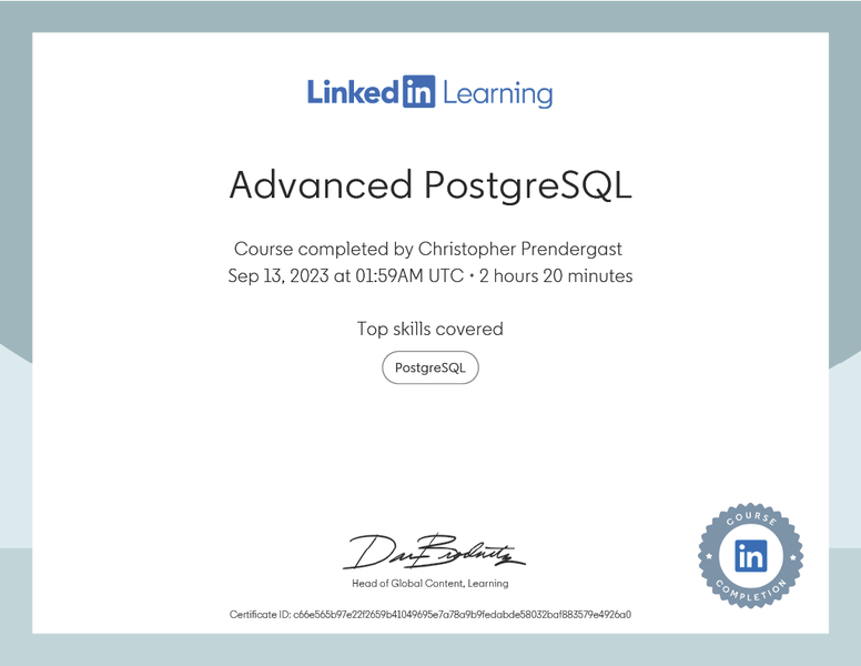 [Advanced PostgreSQL](#advanced-postgresql)