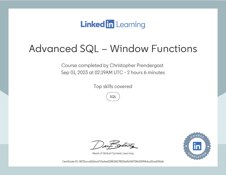 [Advanced SQL – Window Functions](#advanced-sql--window-functions)