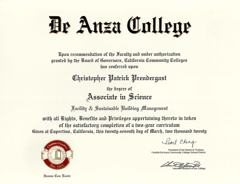 [Associate in Science Degree, Facility and Sustainable Building Management](#associate-in-science-degree-facility-and-sustainable-building-management)
