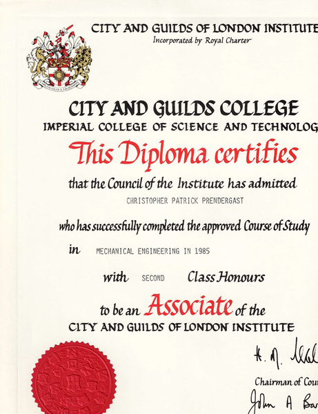 [Associate of City and Guilds of London Institute](#associate-of-city-and-guilds-of-london-institute)
