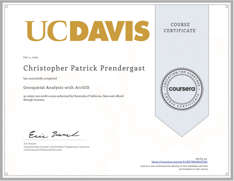 [Geospatial Analysis with ArcGIS](#geospatial-analysis-with-arcgis)