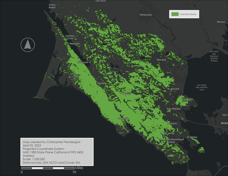 Marin Forested Areas