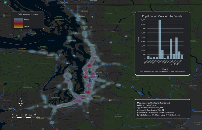 Puget Sound Traffic Violations Hotspots